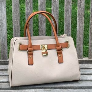 Charming Charlie Lady Lockbox Satchel NWOT